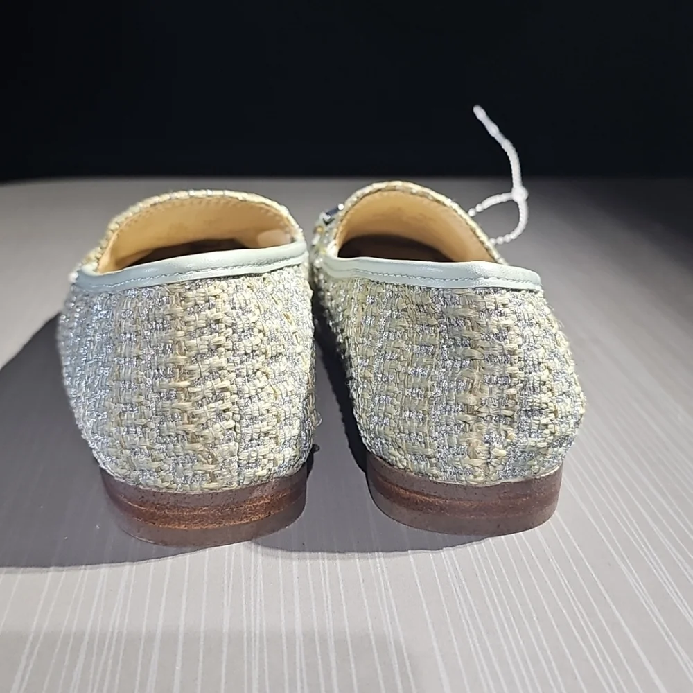 Sam Edelman Loraine Mini Girl's‎ Loafers Size 13M Tide Blue Tweed NWOB Condition